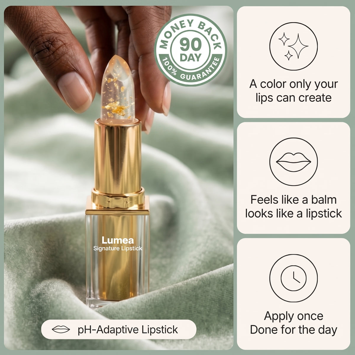 Lumea Signature Lipstick For Mature Lips.