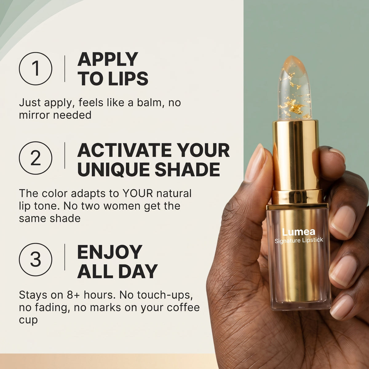 Lumea Signature Lipstick For Mature Lips.